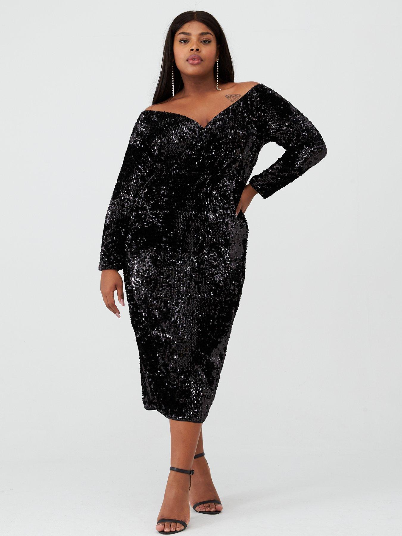 v by very sequin dress