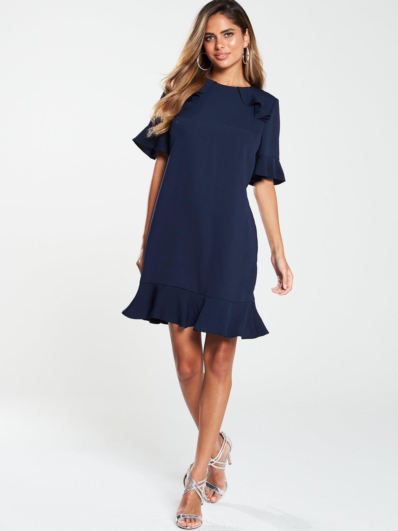 navy tunic dress