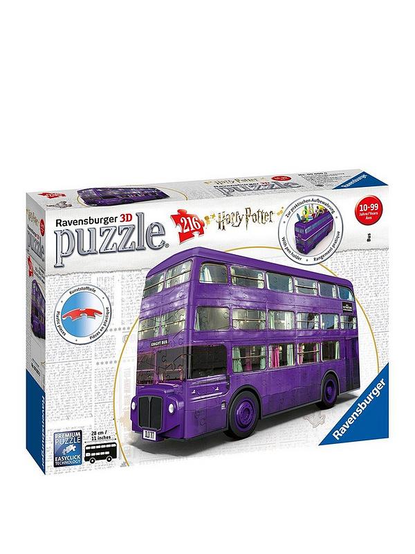 Image 2 of 5 of Ravensburger Harry Potter Knight Bus 216-piece 3D Jigsaw Puzzle