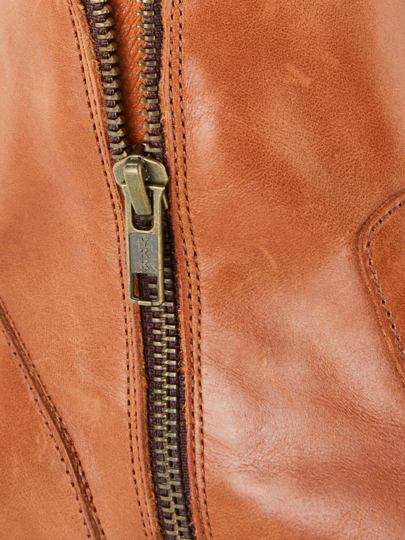 office tan ankle boots