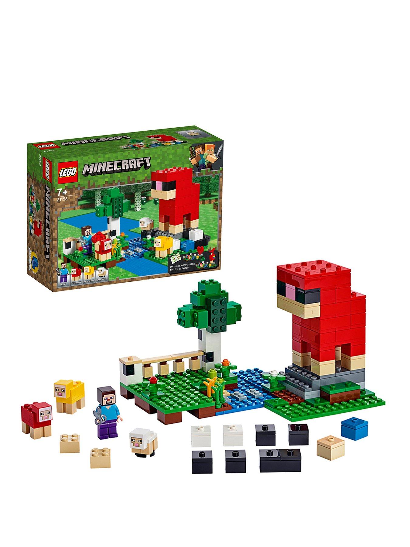 lego minecraft sheep farm