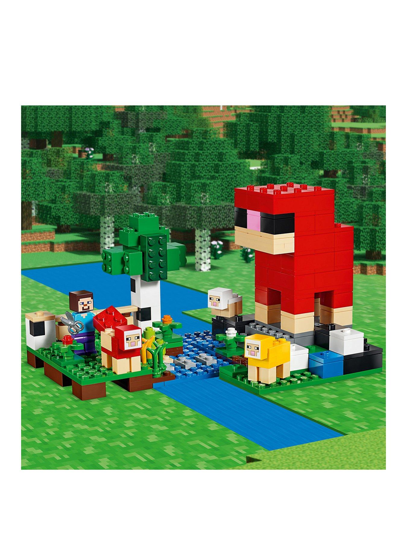 lego minecraft the wool farm