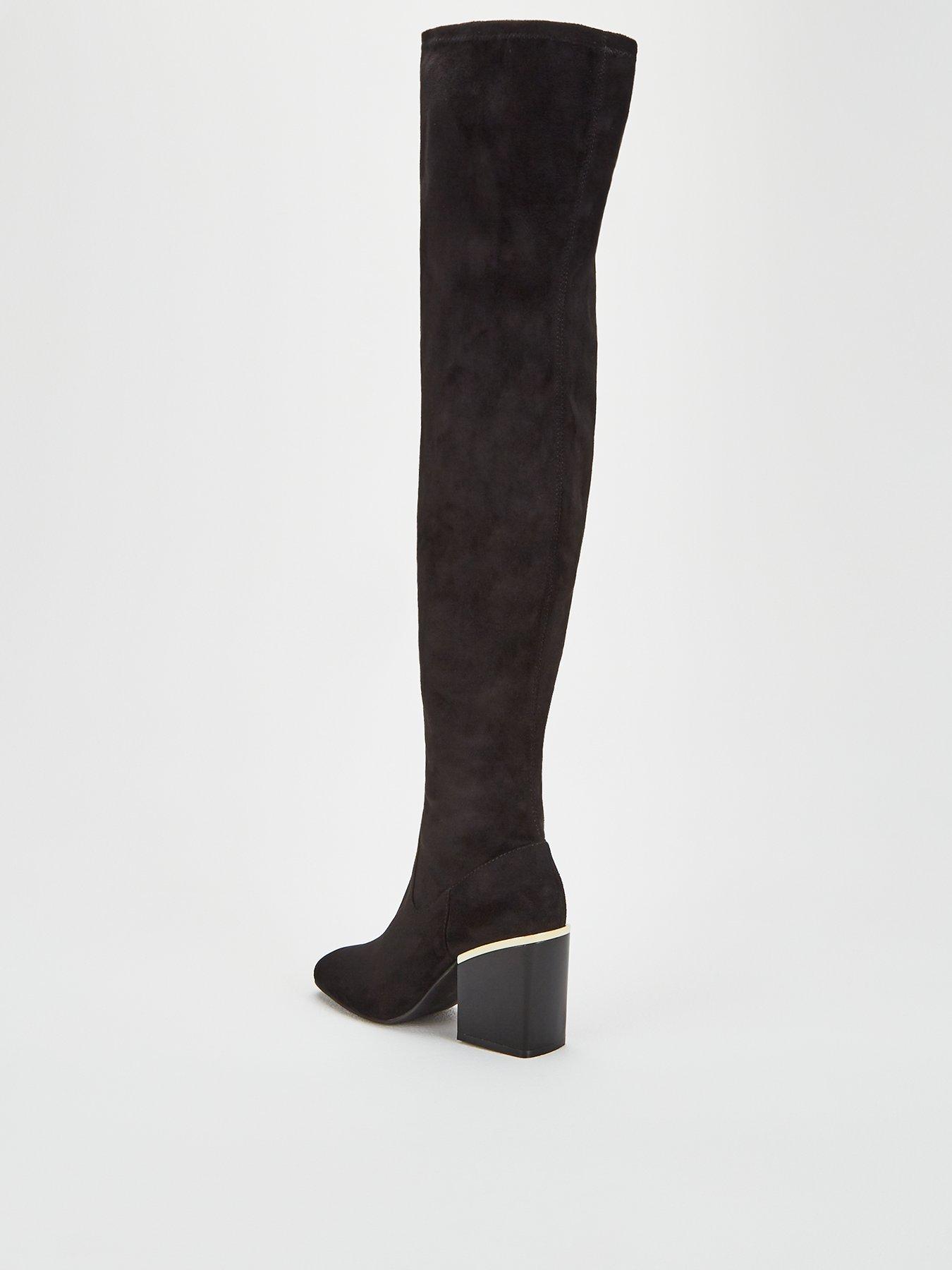 over knee stretch boots uk