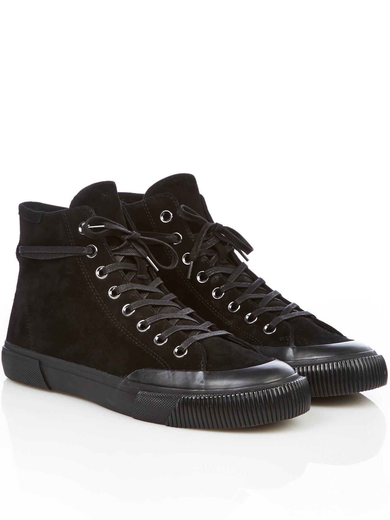 dumont high top suede trainers