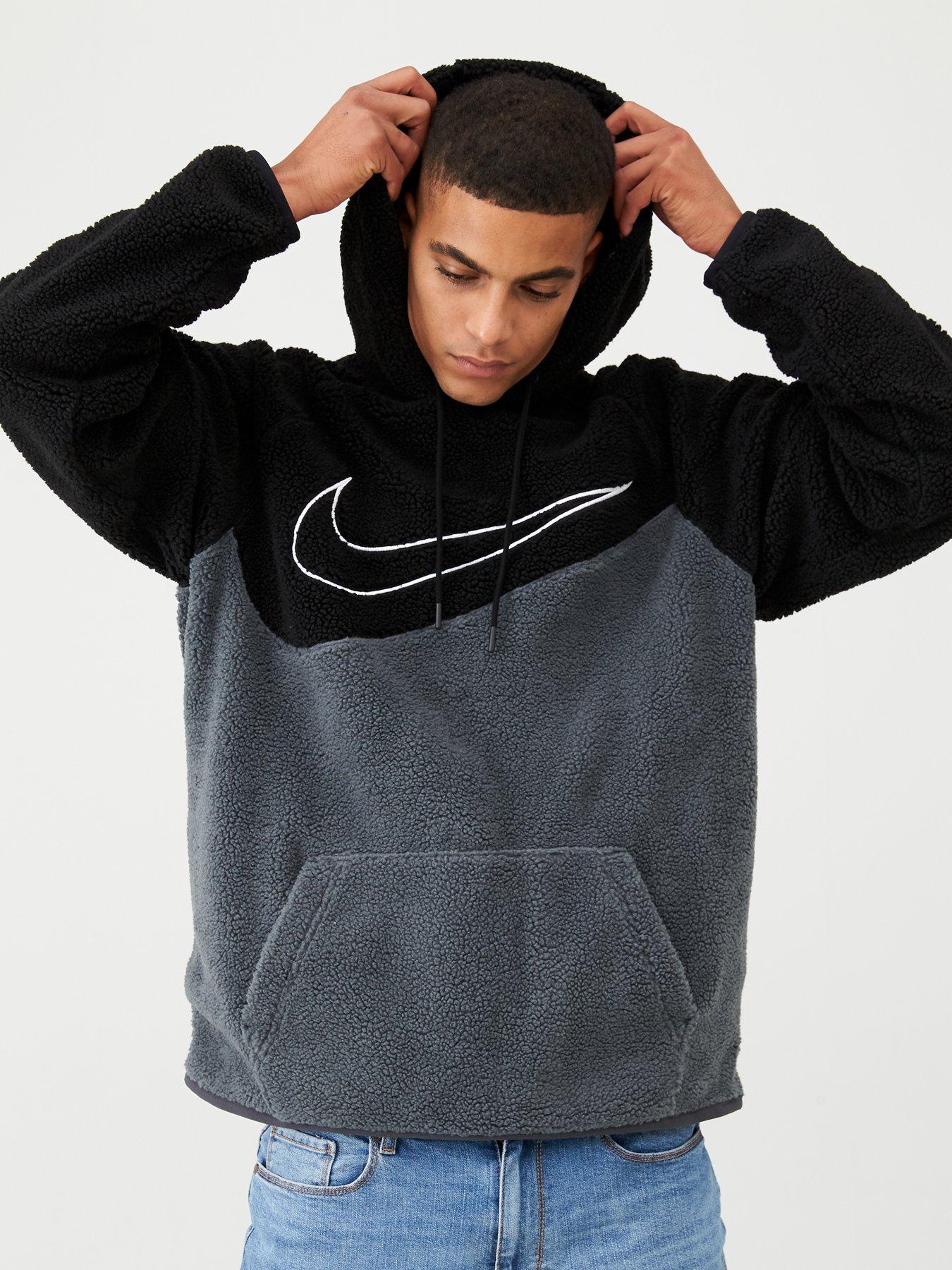 sherpa hoodie nike