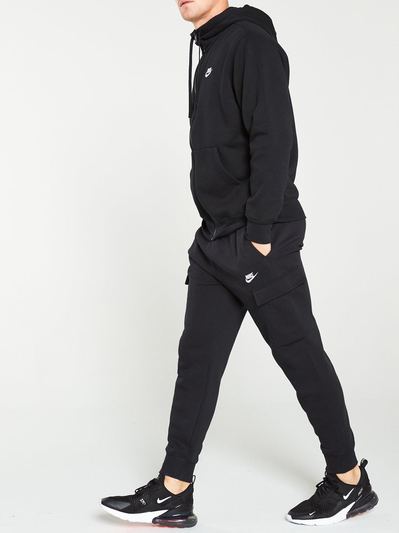 Sportswear Club Fleece Cargo Joggers Black