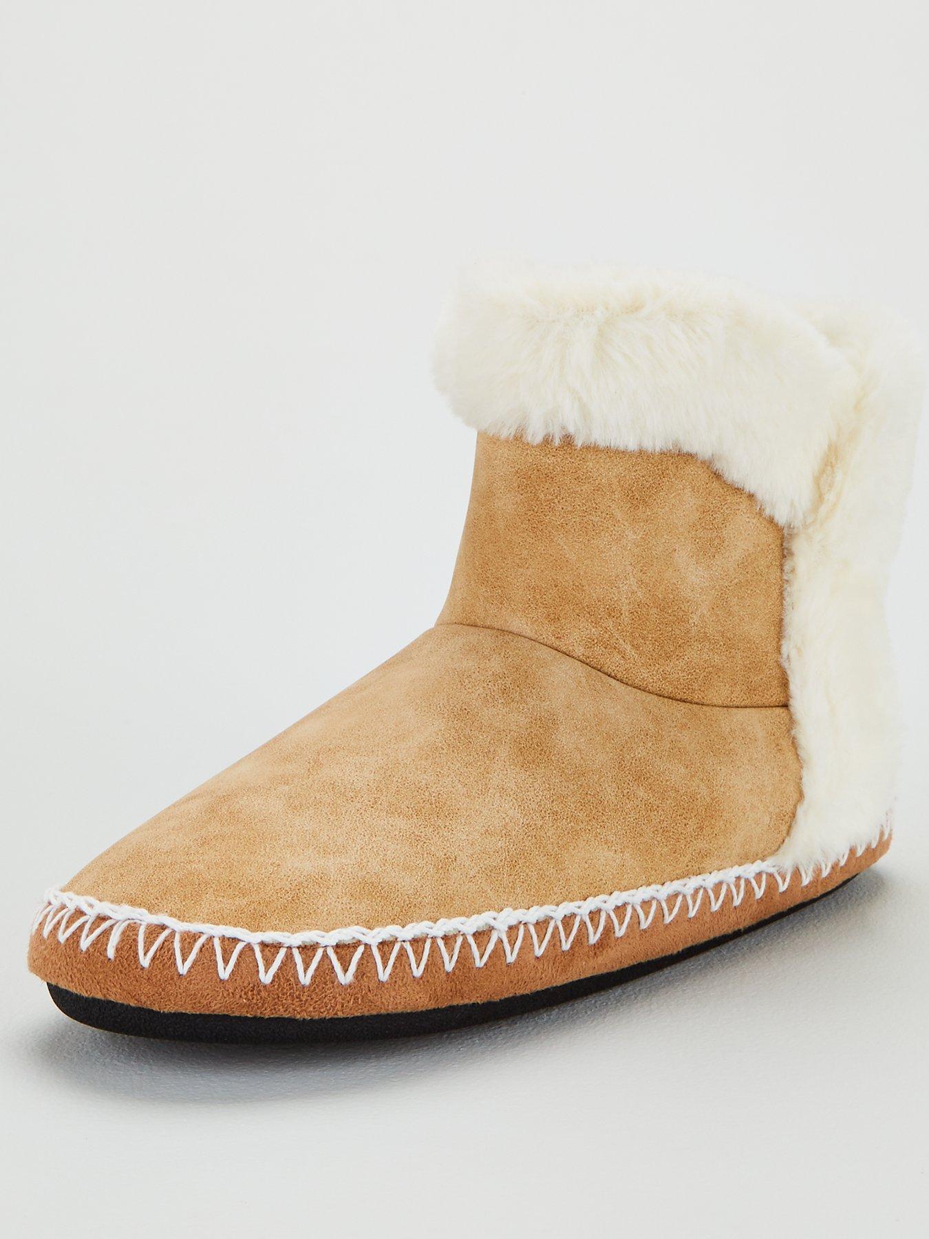 suede slipper boots uk