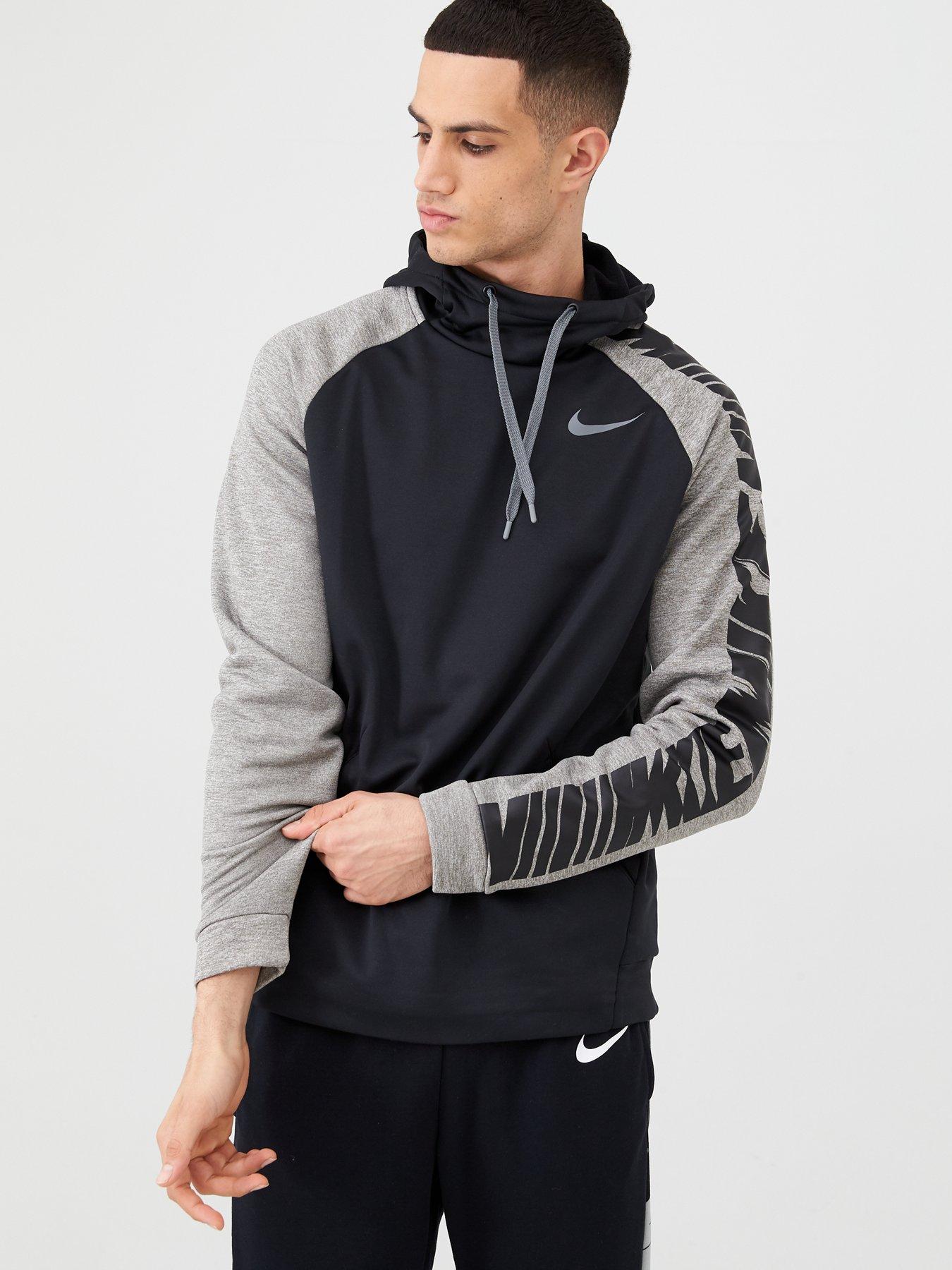 nike men's therma rip n tear graphic hoodie