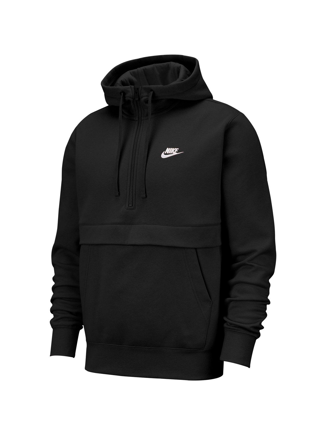 half zip hoodie nike