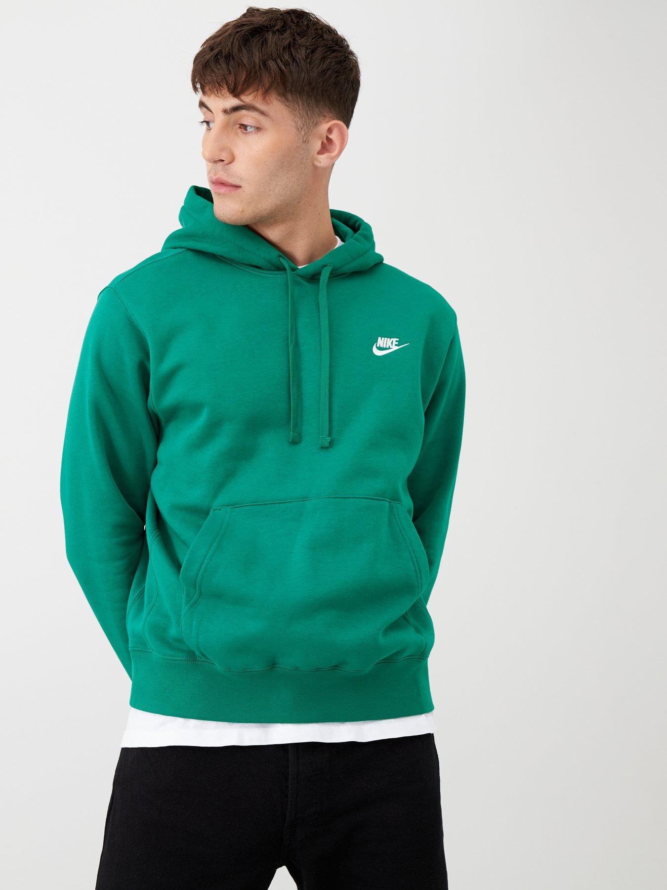 nike club sweatshirt green