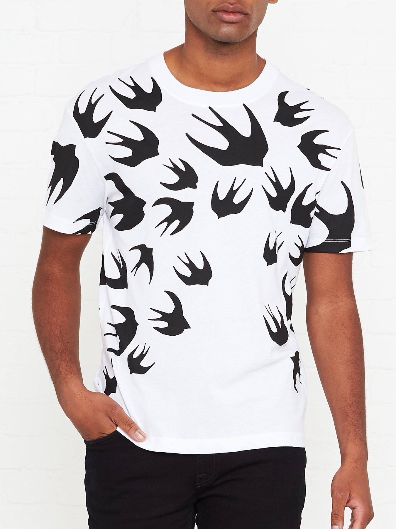 alexander mcqueen t shirt swallow