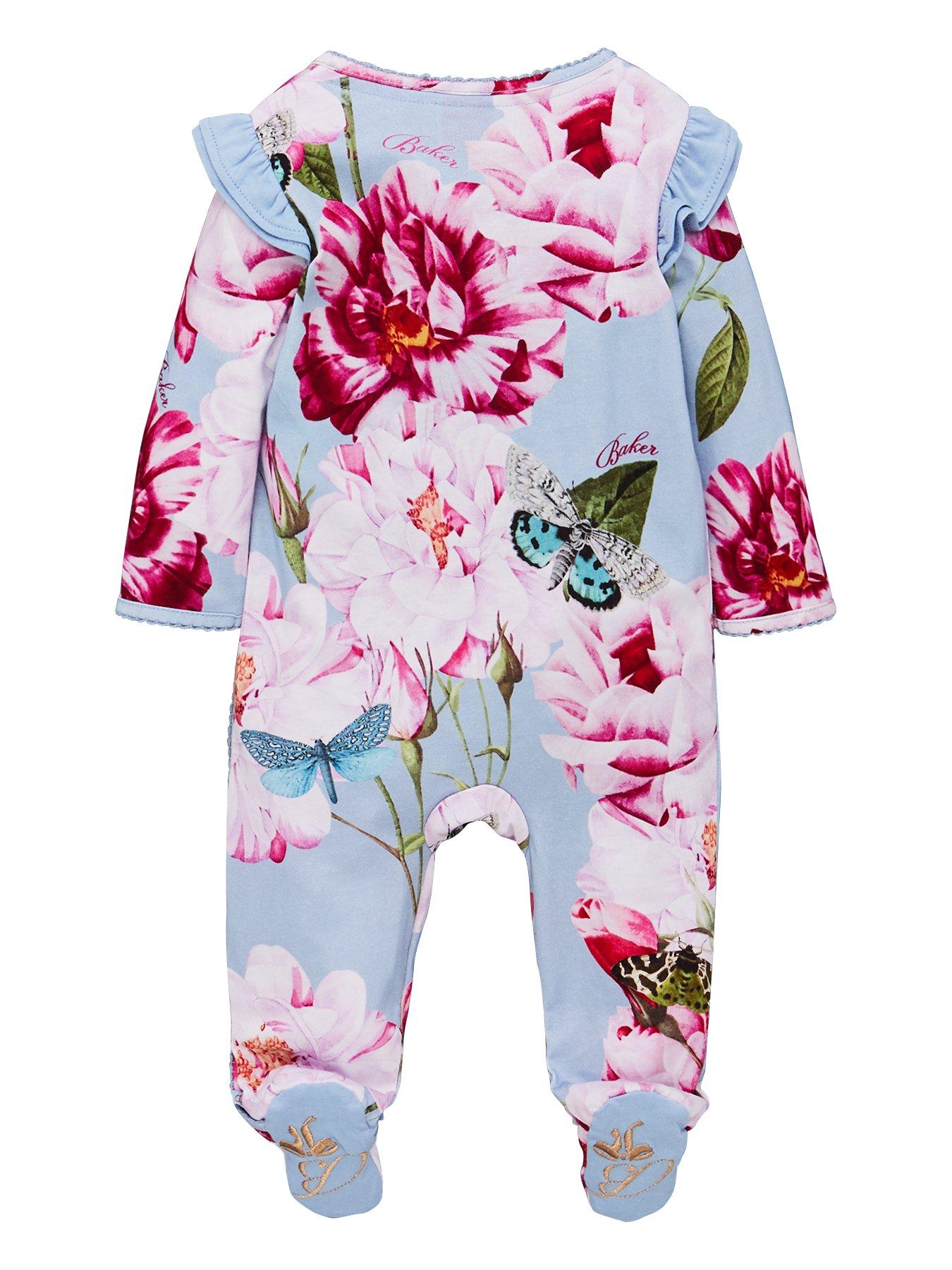 ted baker letter sleepsuit