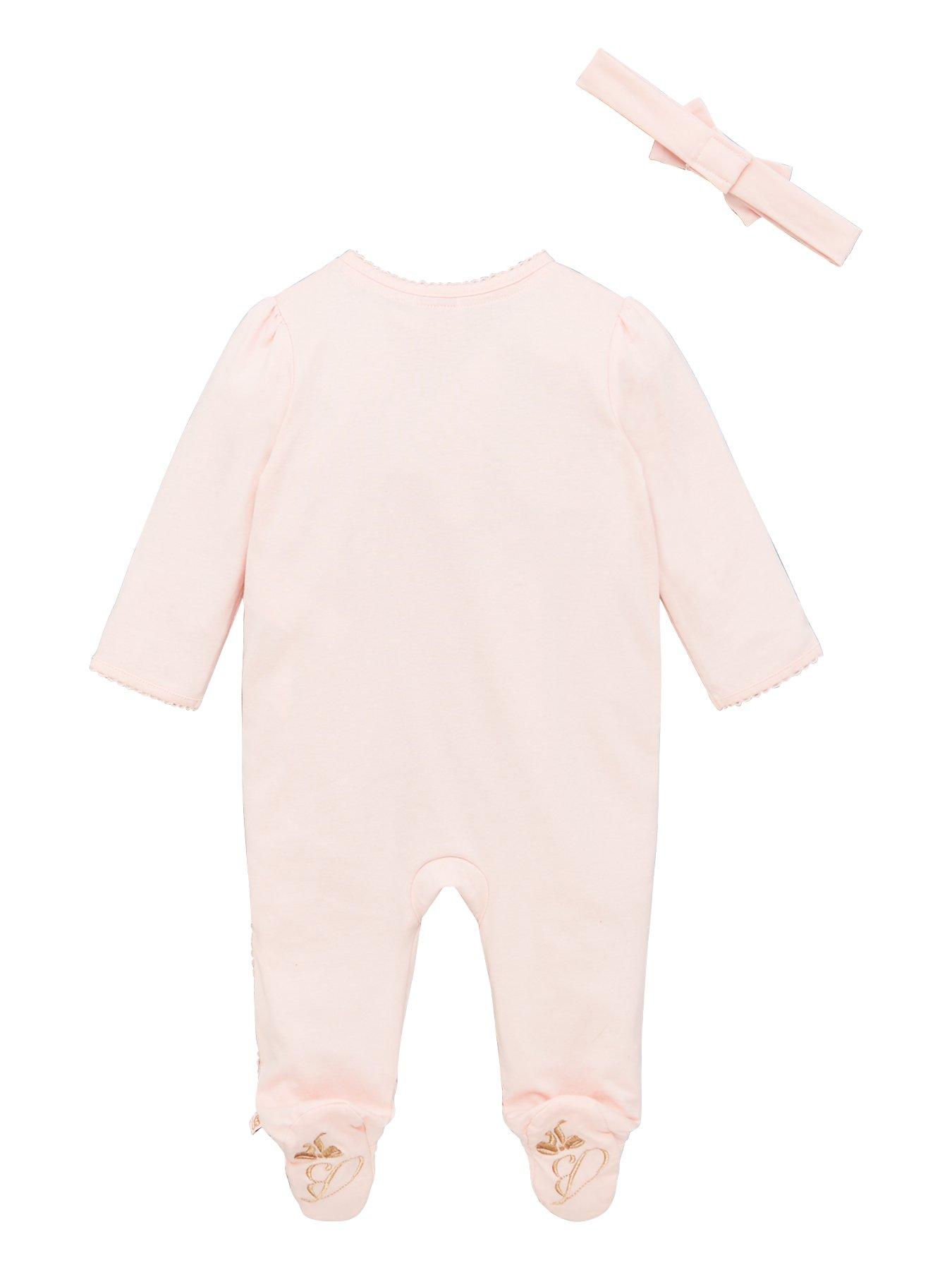 ted baker letter sleepsuit