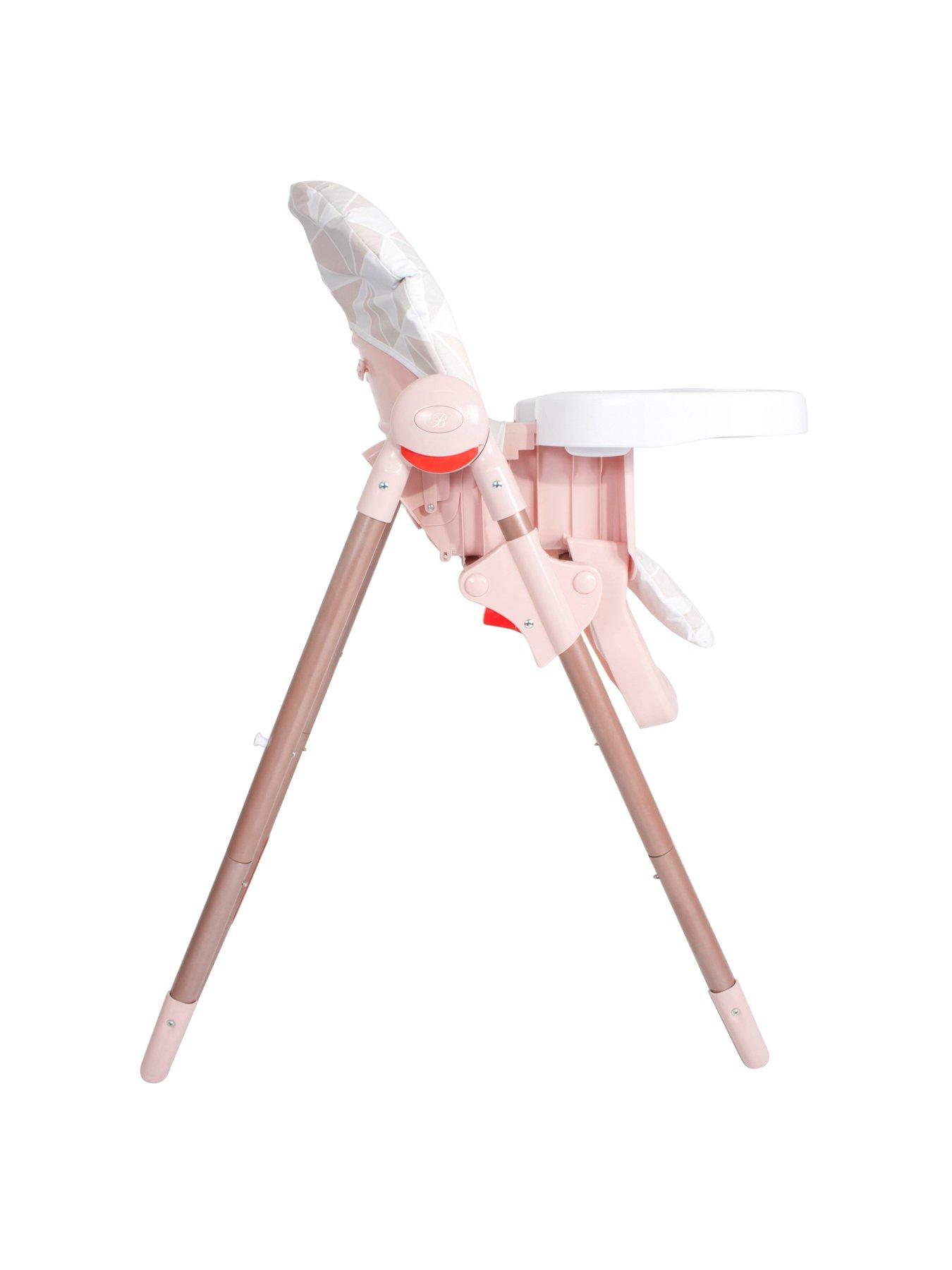 billie faiers rose gold high chair