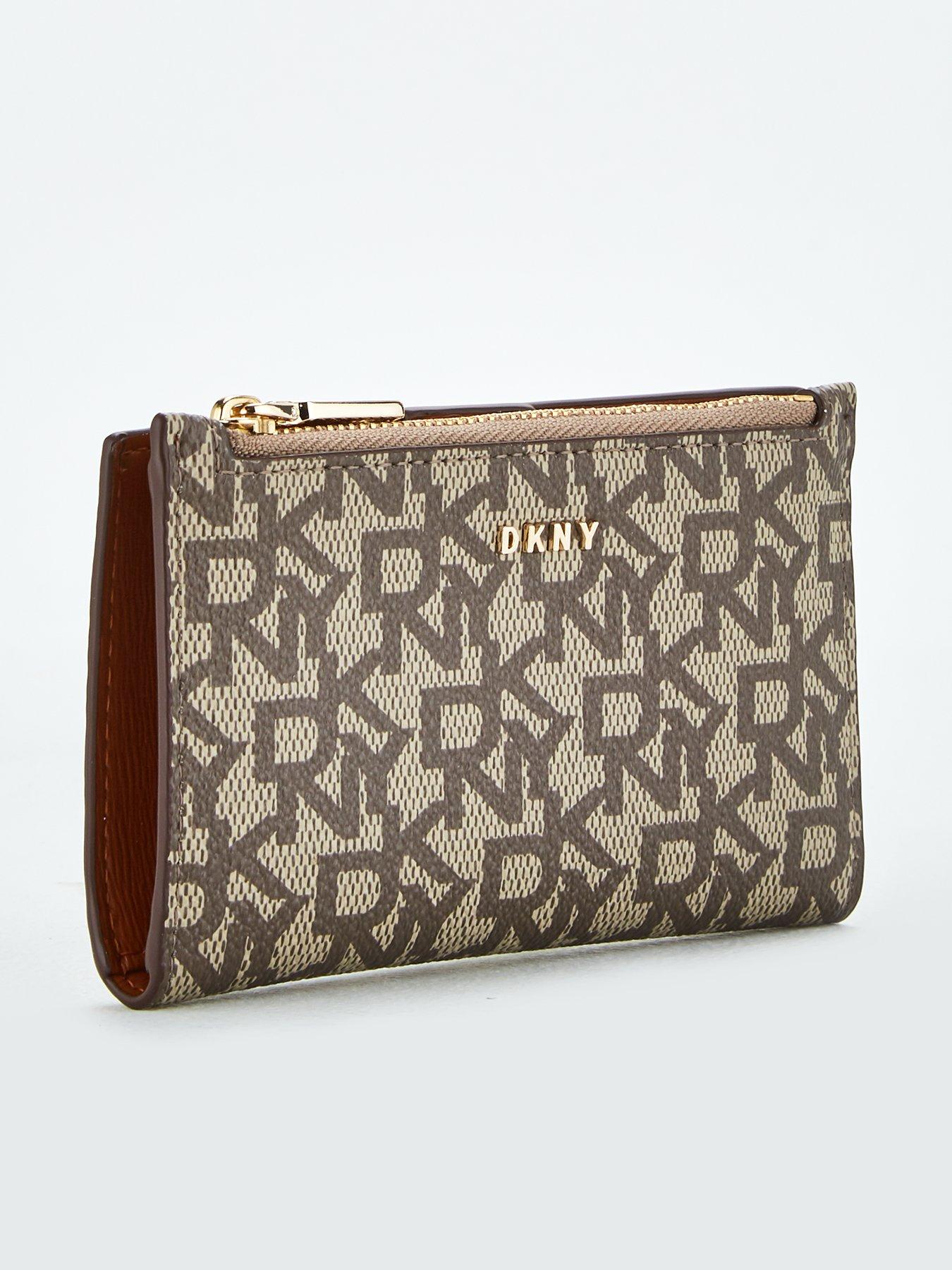 DKNY The Bryant Bifold Card Holder - Beige | very.co.uk