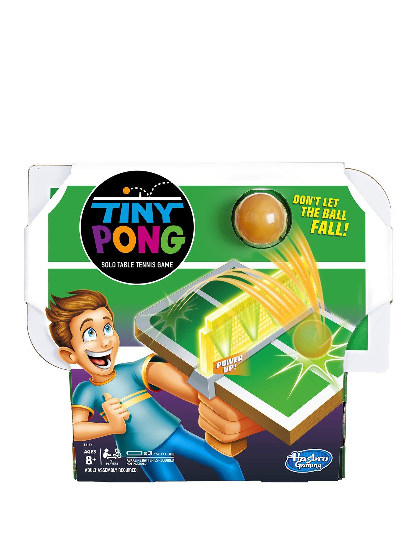 Tiny Pong Solo Table Tennis Kids Electronic Handheld Game Ages 8 And Up