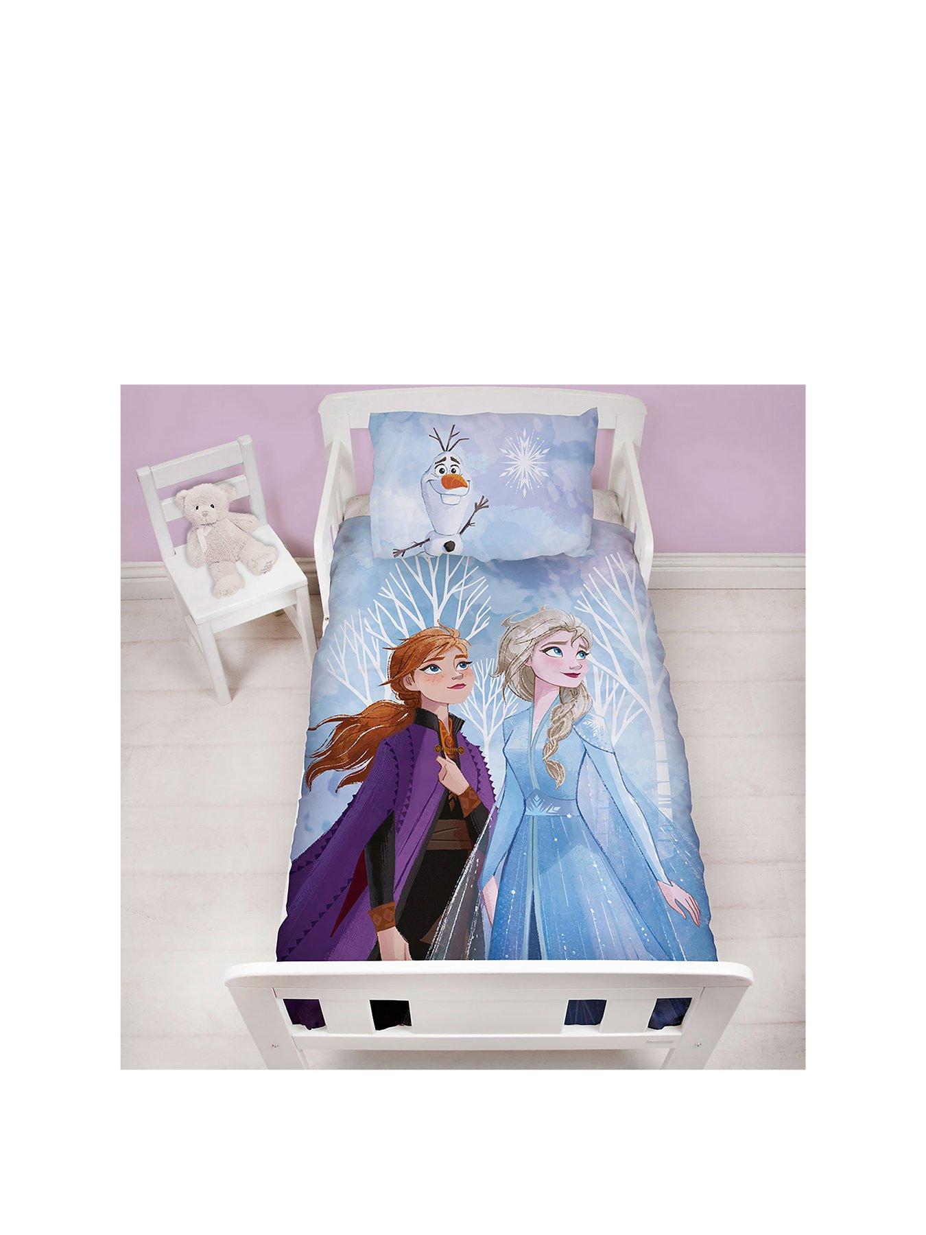 frozen cot bed bedding