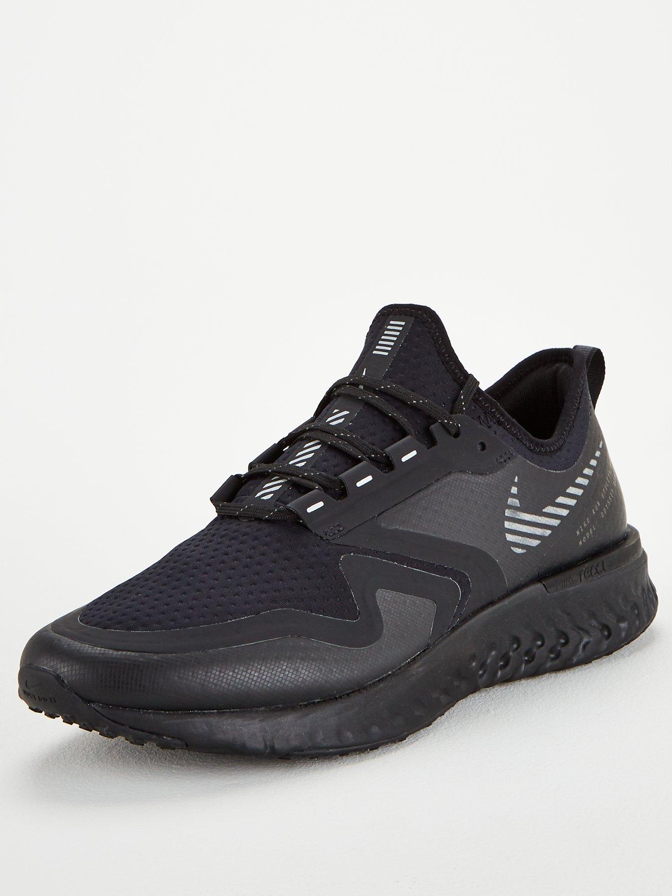 nike react shield black