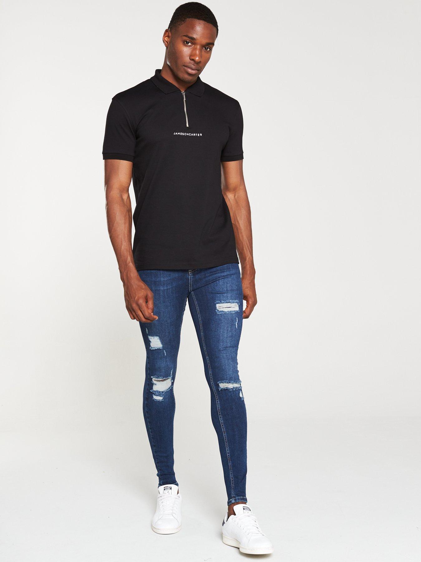 jameson carter zip polo