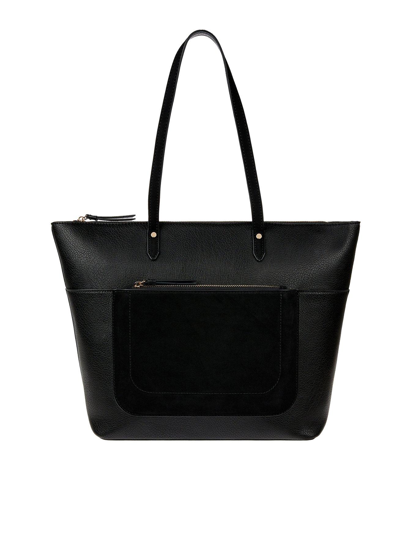 black tote bag accessorize