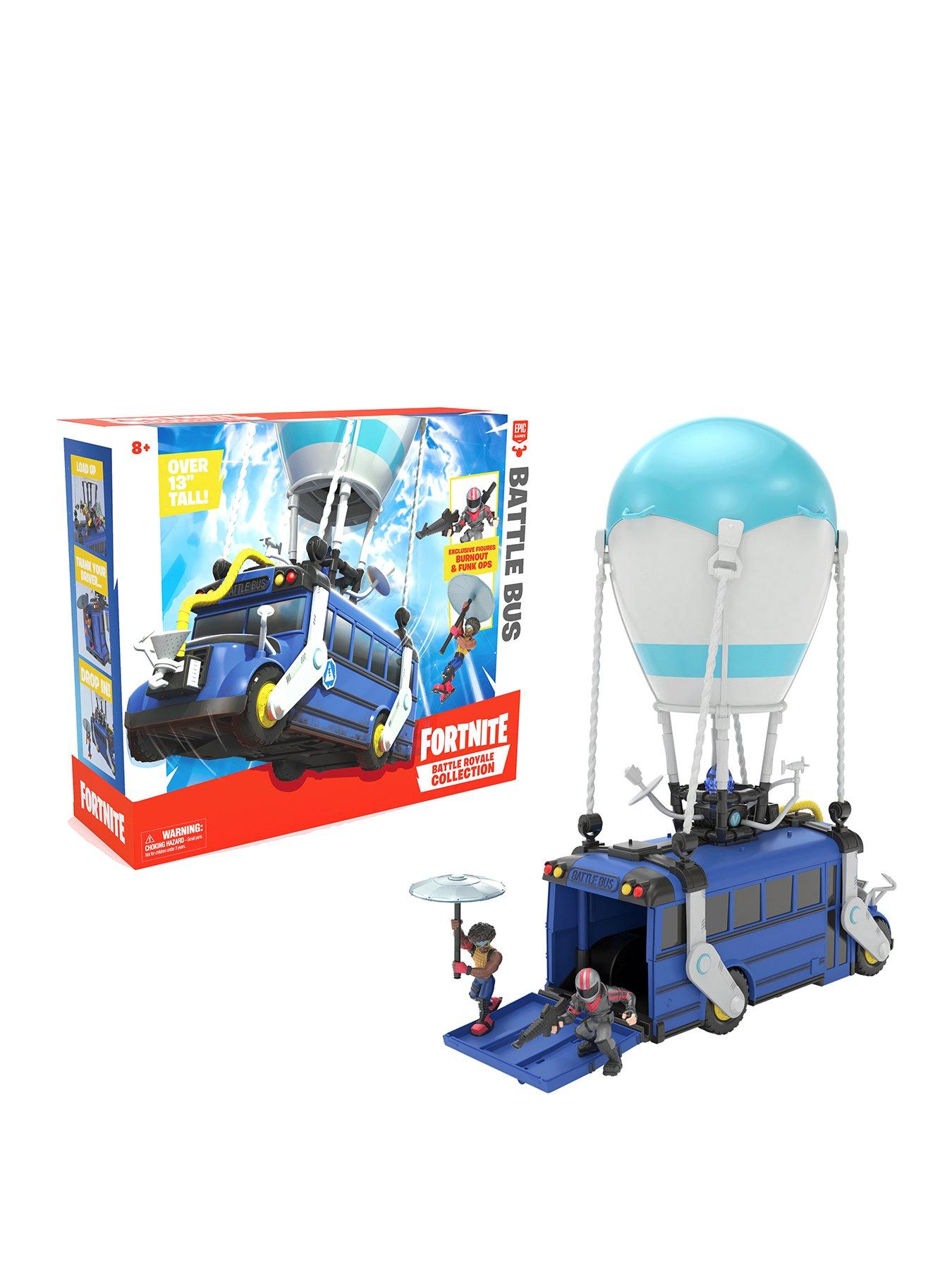 Fortnite Fortnite Battle Royale Collection Battle Bus And 2 Exclusive Figures Funk Ops And Burnout Very Co Uk