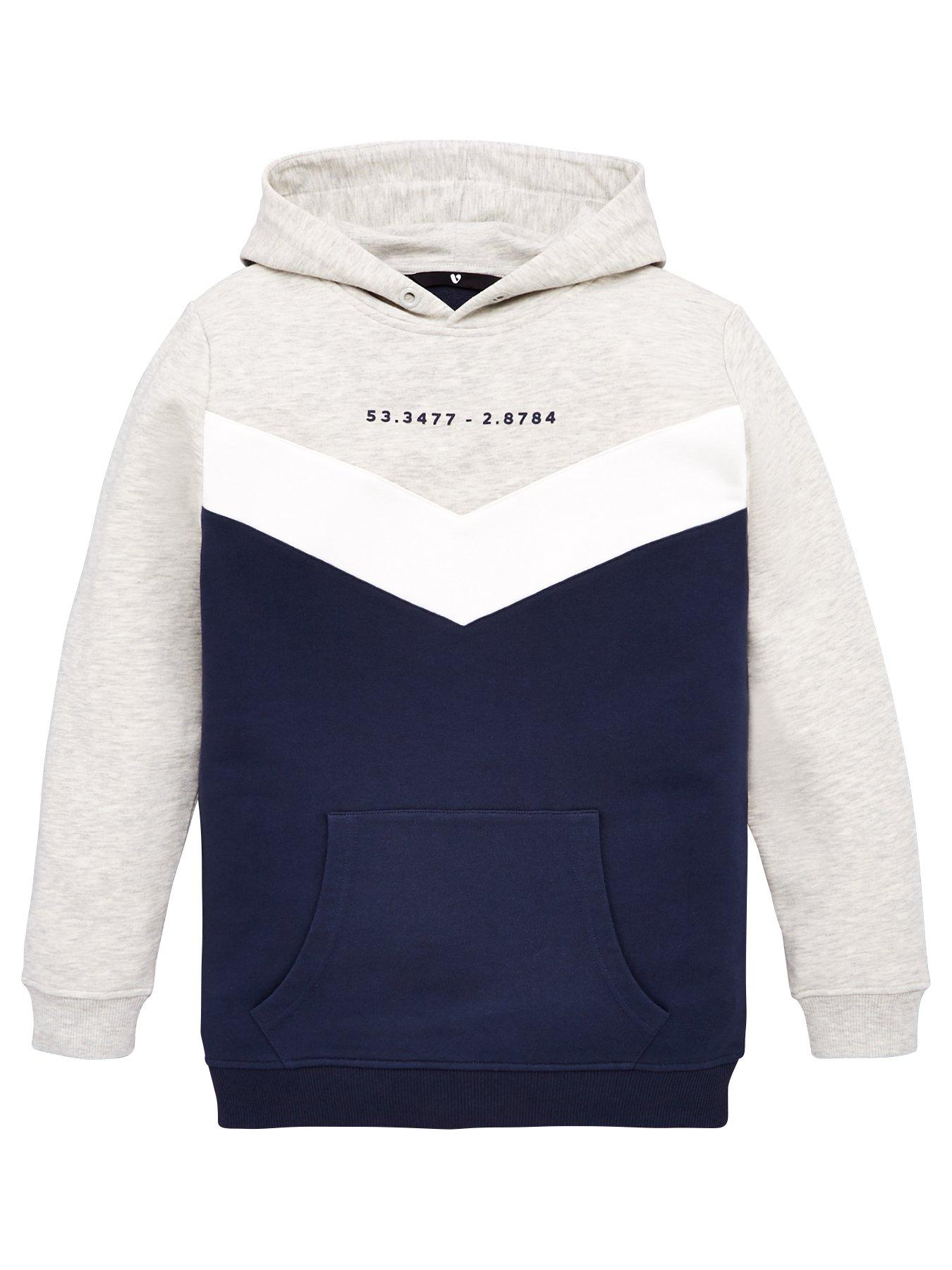 V By Very Boys Colour Block Print Hoodie review