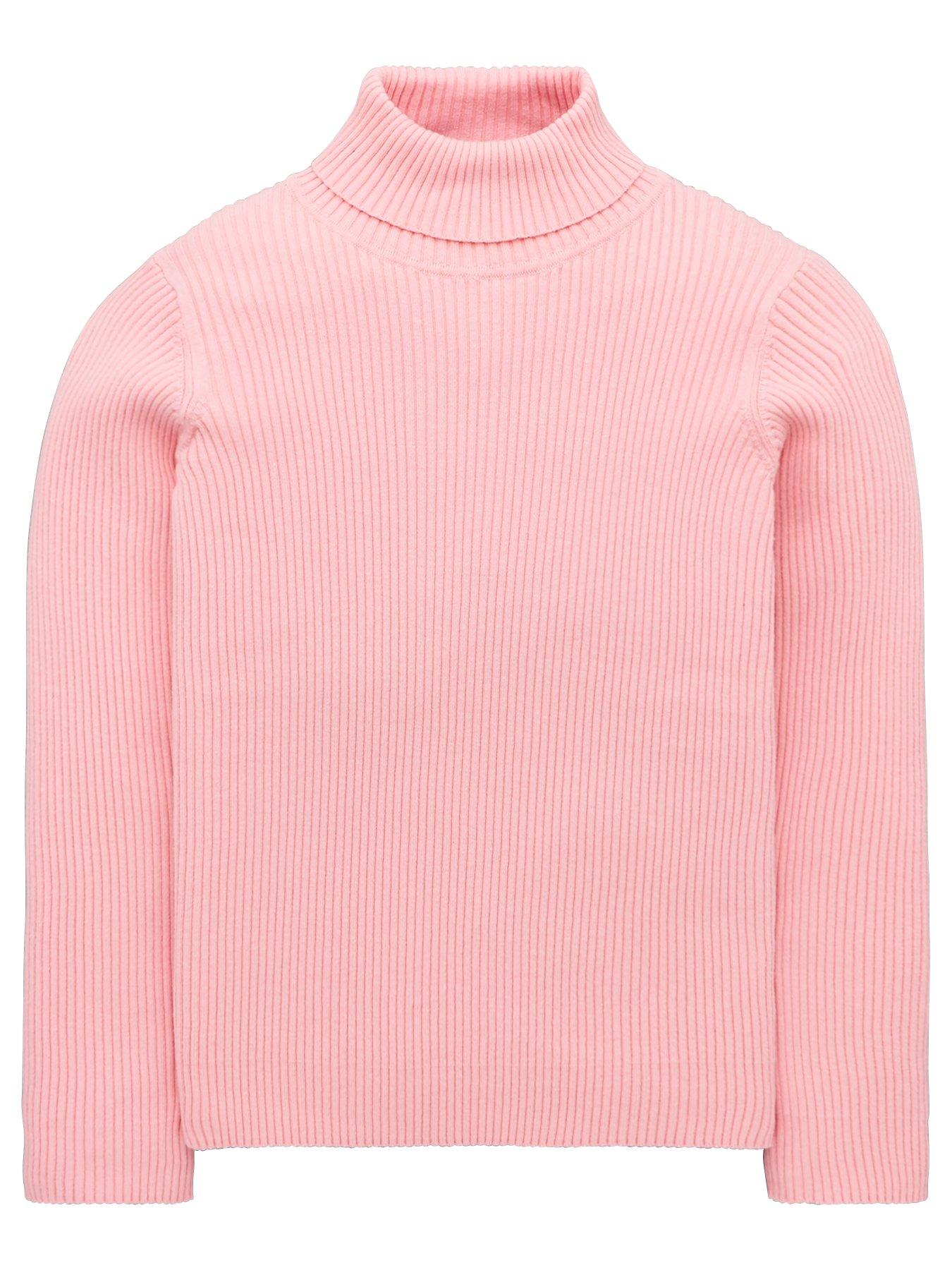 V By Very Girls Roll Neck Ribbed Jumper review