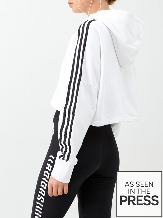 stillFront image of adidas-originals-cropped-hoodie-white