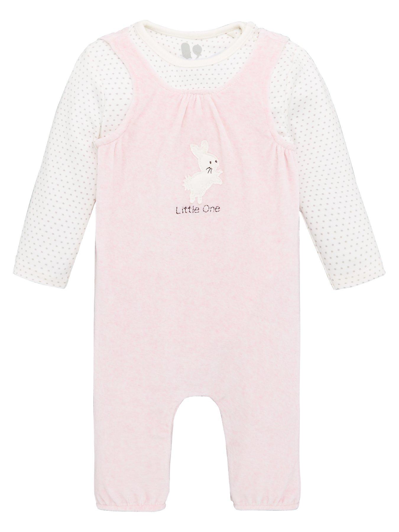 baby girl soft dungarees