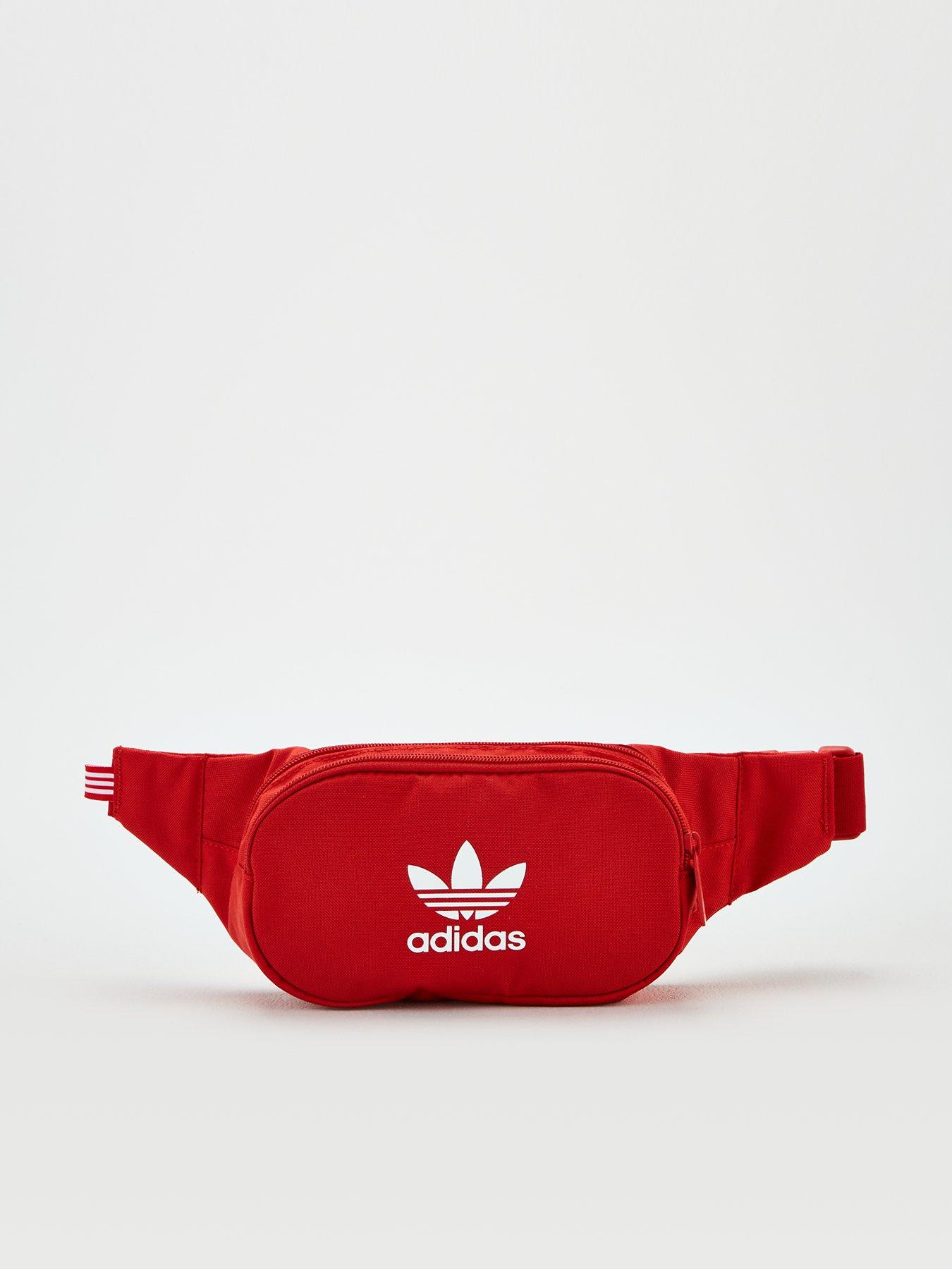 adidas red waist bag