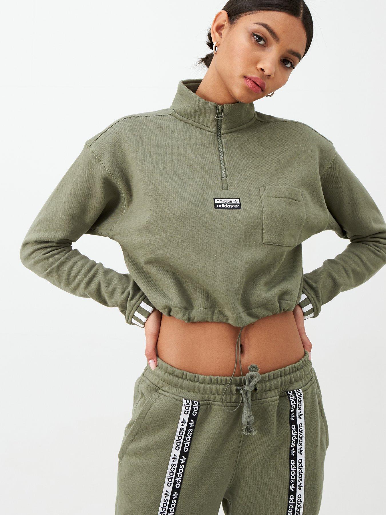 adidas cropped sweat