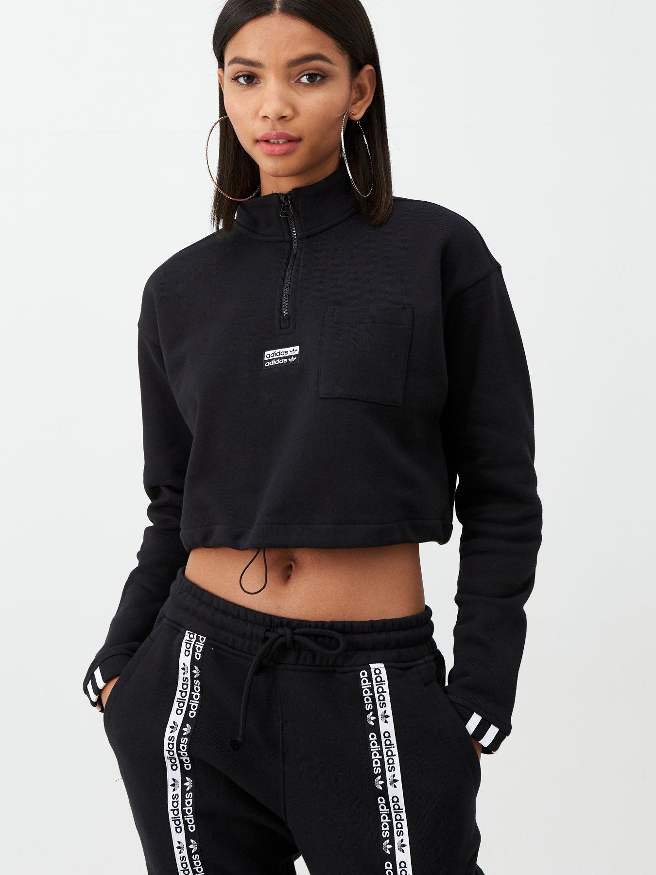 adidas cropped sweat