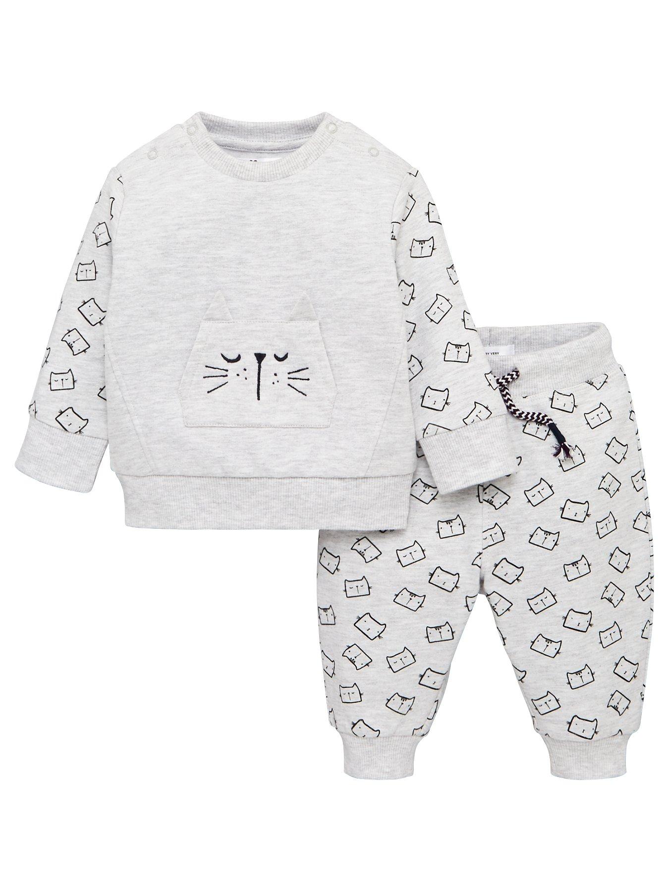 V By Very Baby Boys 2 Piece Cat Top &Amp; Jogger Outfit review