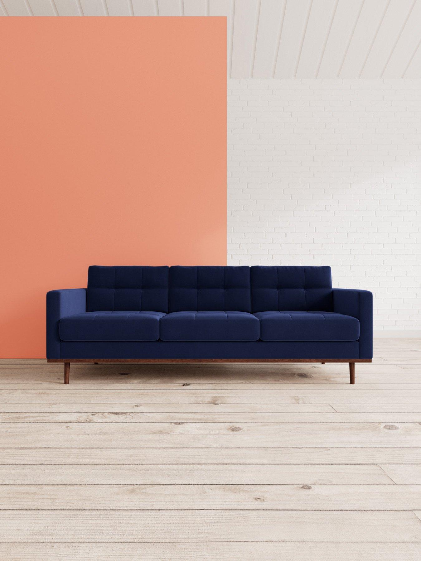 Swoon Berlin Fabric 3 Seater Sofa very.co.uk