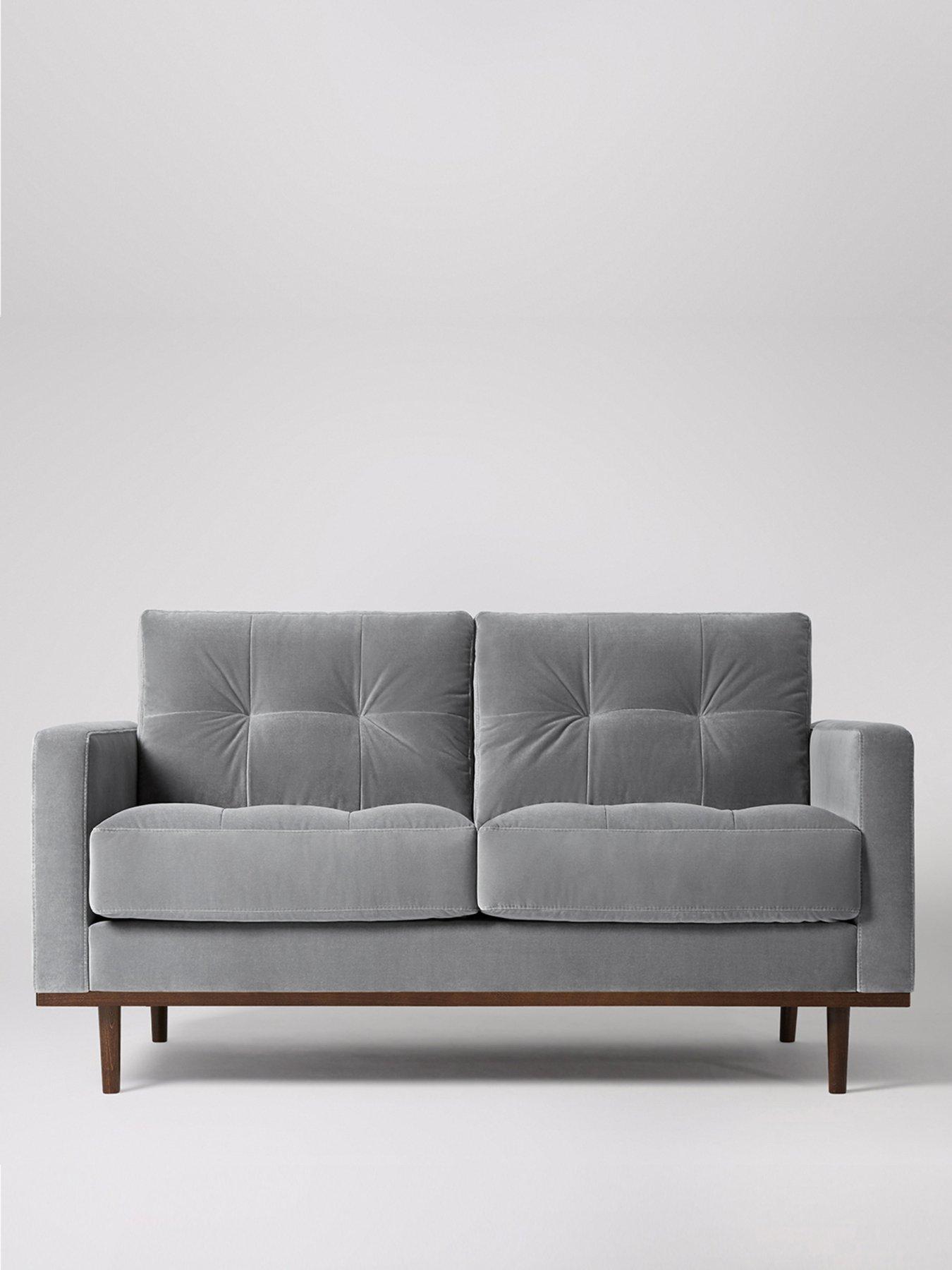 Product photograph of Swoon Berlin Fabric 2 Seater Sofa from very.co.uk
