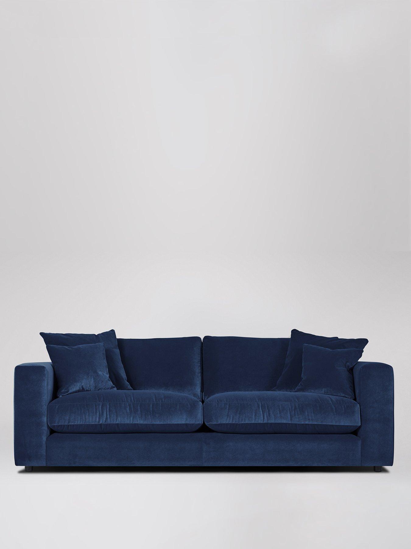 Product photograph of Swoon Althaea Fabric 3 Seater Sofa from very.co.uk