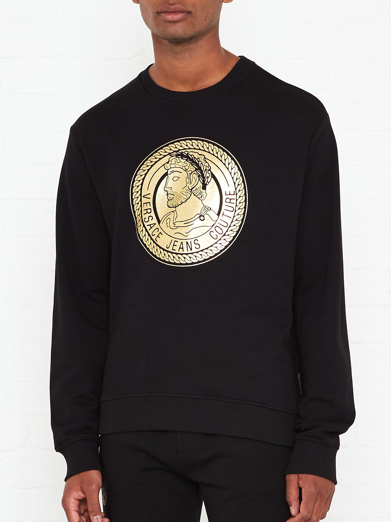 versace jeans sweatshirt black