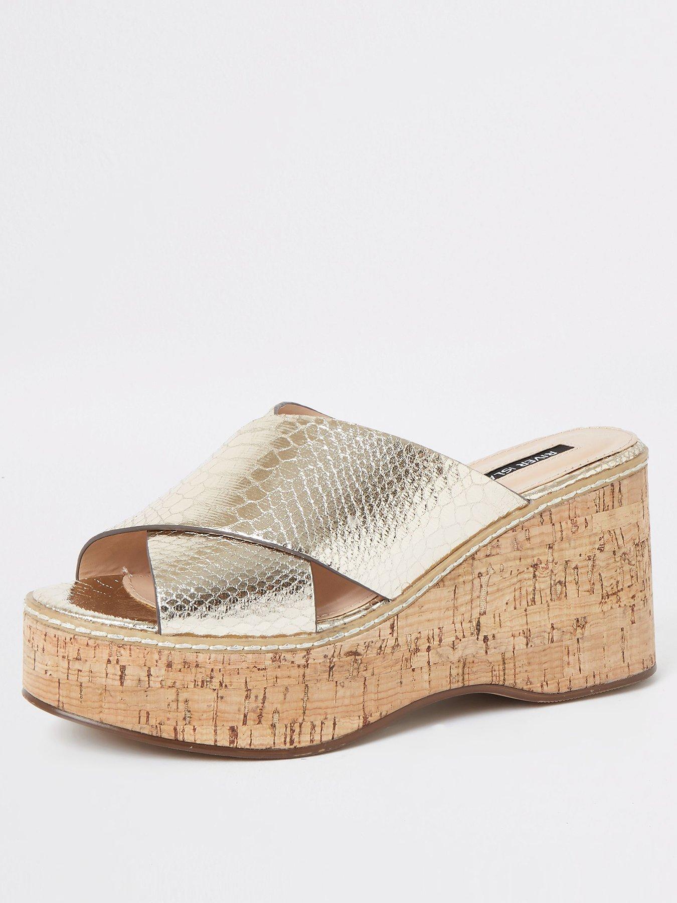 river island wedge heels