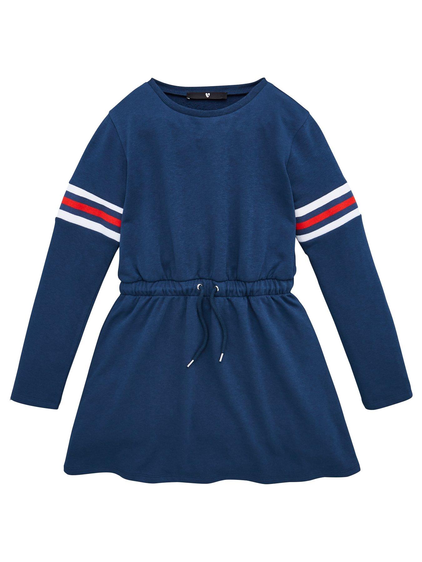 V By Very Girls Stripe Detail Sweat Dress review