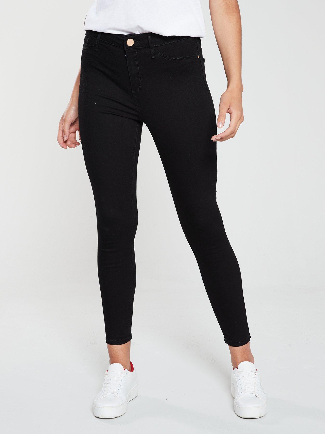 river island black molly jeans