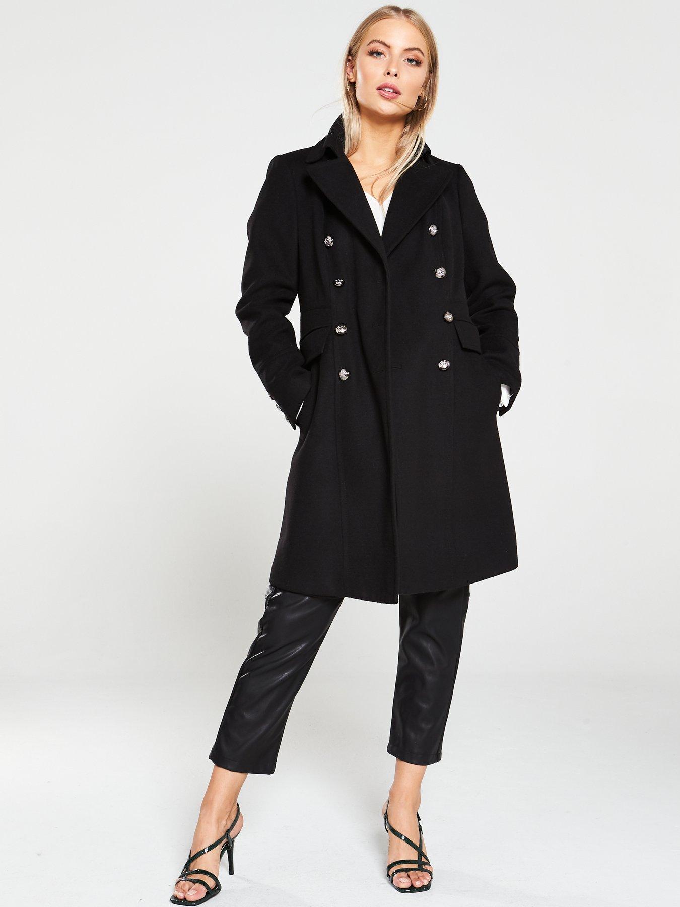 wallis black coat