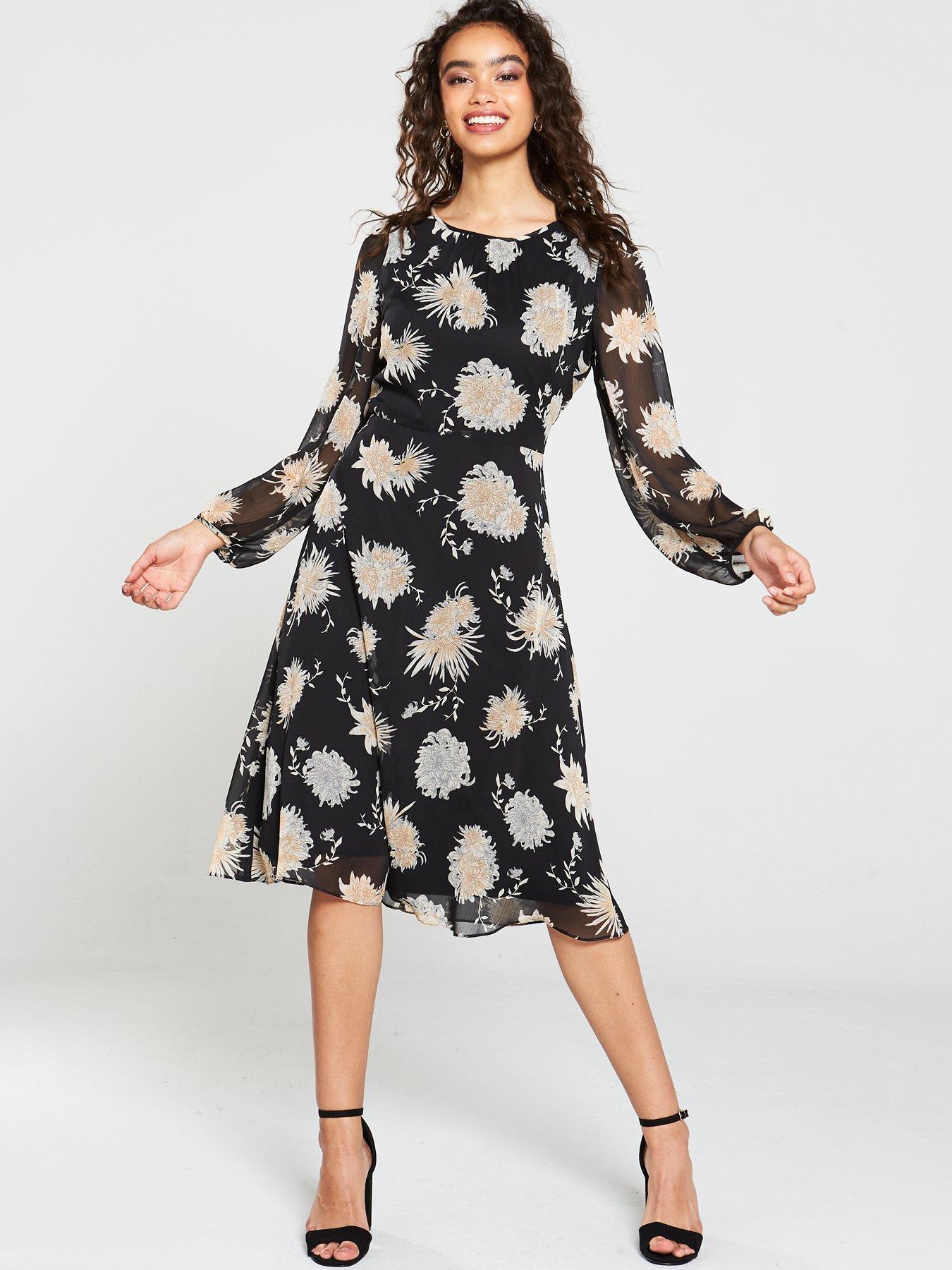 wallis black dress