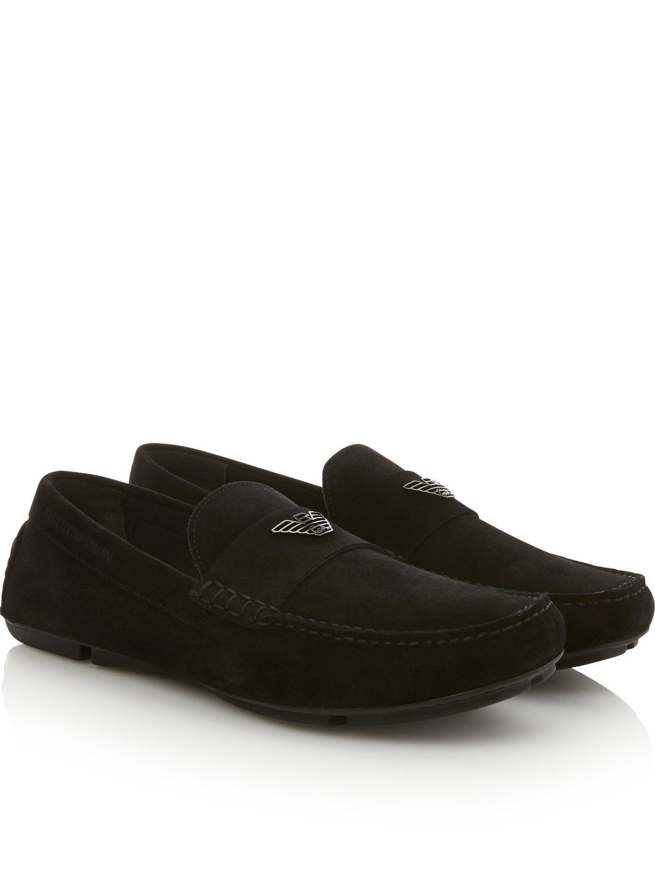 giorgio armani mens loafers