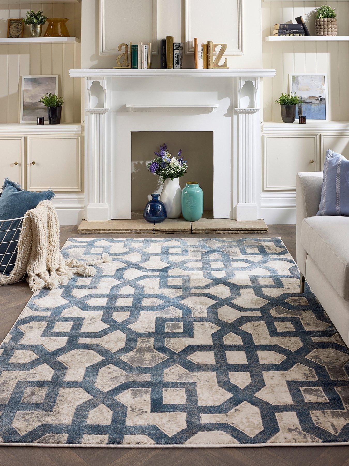 undefined Avanti Rug - Grey/Blue