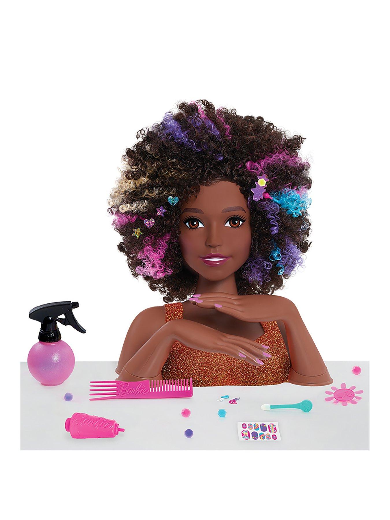 black barbie deluxe styling head