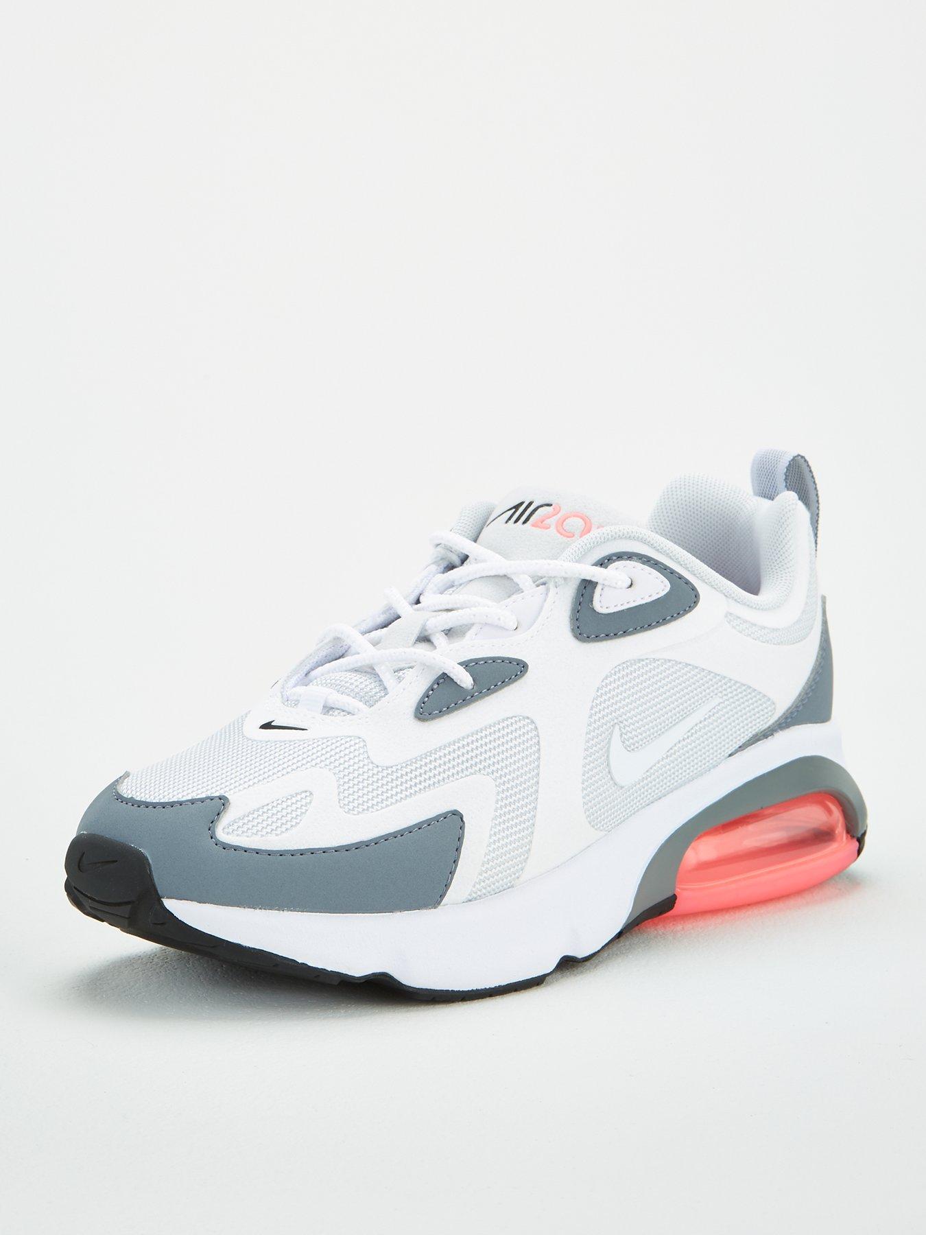 nike air max 200 trainers in grey