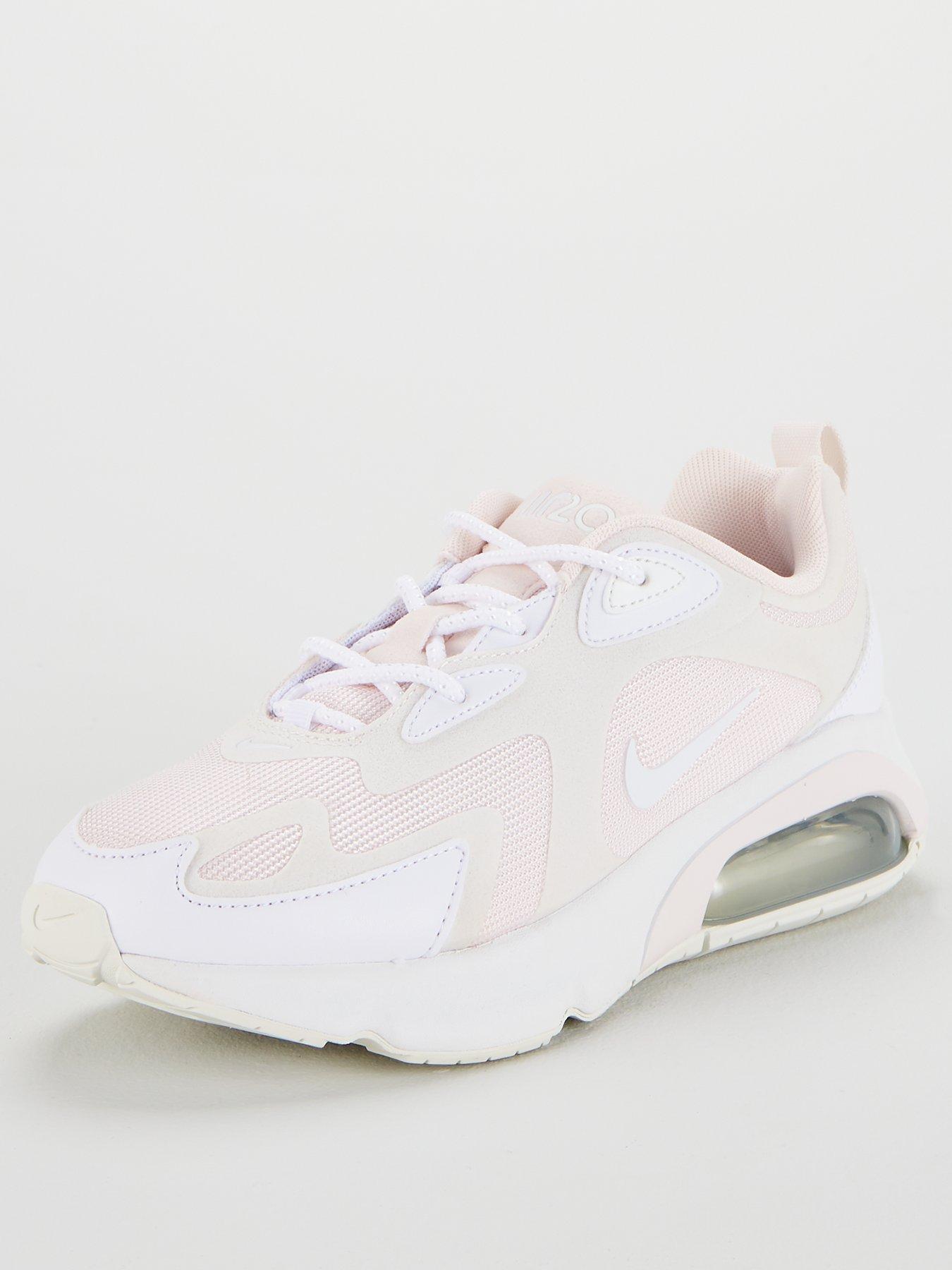 nike pink and white air max
