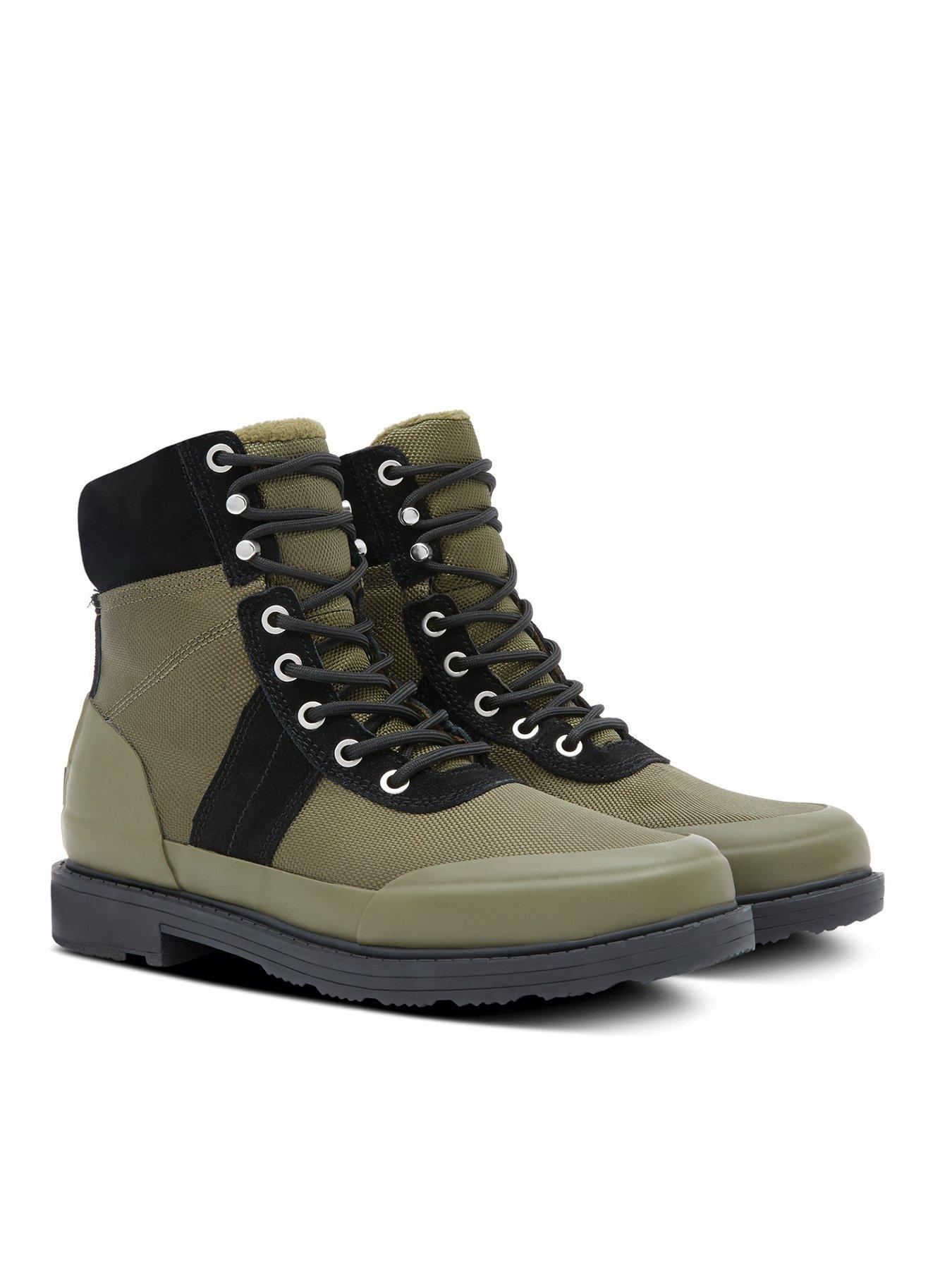 hunter insulated leather commando boots