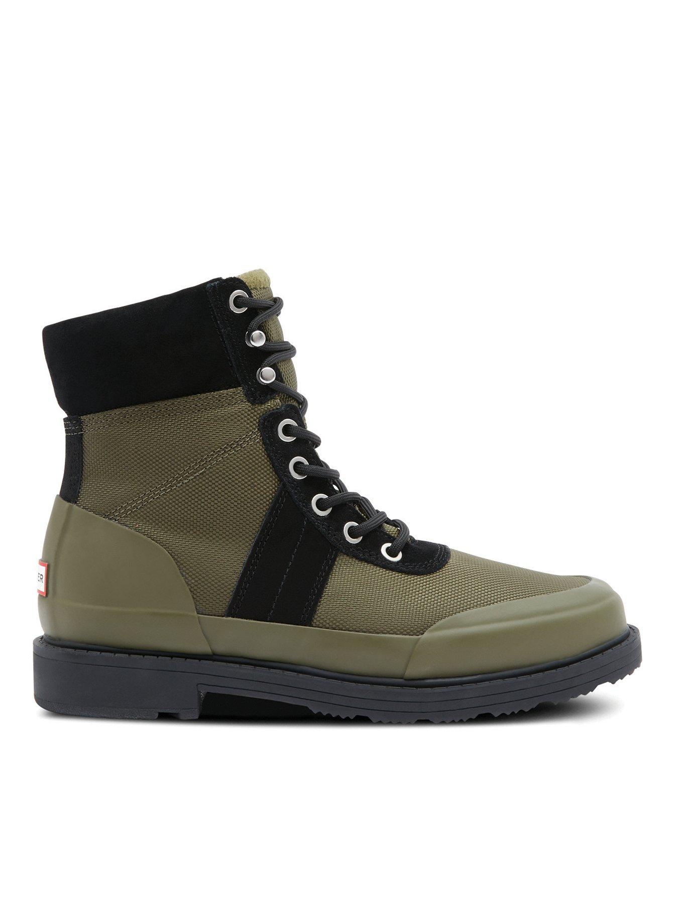 hunter insulated leather commando boots