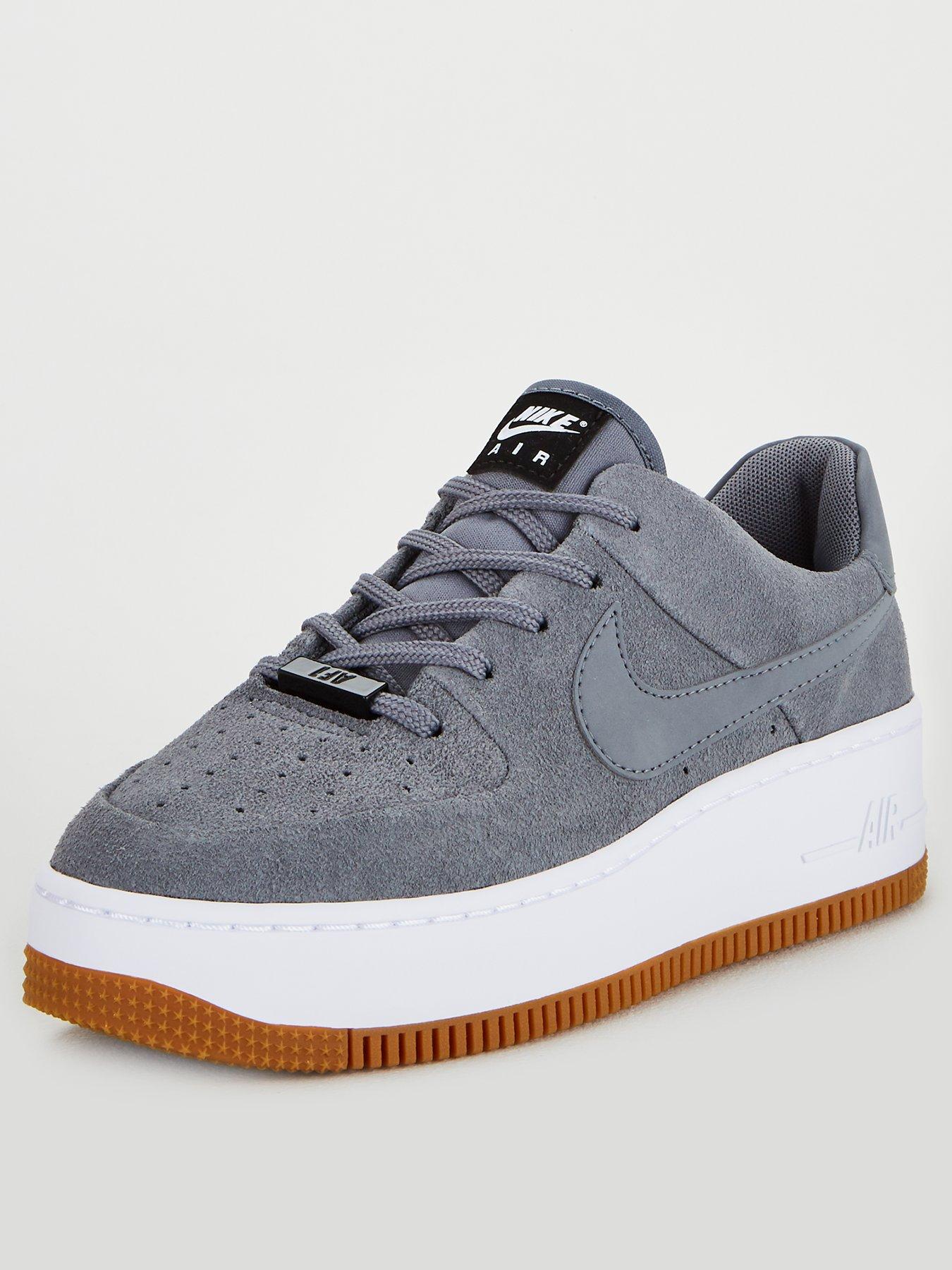 Nike Air Force 1 Sage Low Grey Black White Very Co Uk